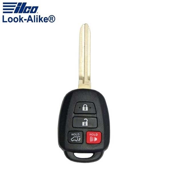 LAL RHK-TOY-4BH3 Toyota 4 Button Remote Head Key (HYQ12BDM/H Trans.)